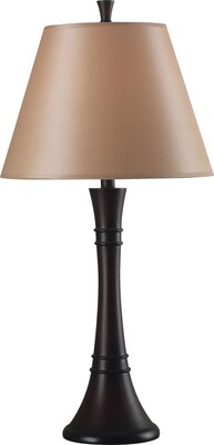 Kenroy Home Rowley Table Lamp, Mahogany Bronze Finish
