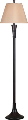 Kenroy Home Rowley Floor Lamp, Mahogany Bronze Finish