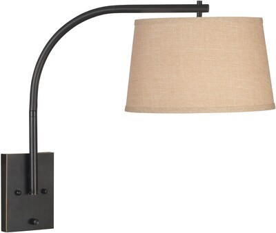 Kenroy Home Sweep Wall Swing Arm Lamp, Oil Rubbed Bronze Finish