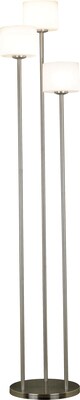 Kenroy Home Matrielle Torchiere, Brushed Steel Finish