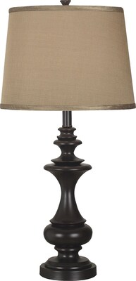 Kenroy Home Stratton Table Lamp, Oil Rubbed Glass Finish