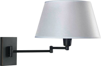 Kenroy Home Simplicity Wall Swing Arm Lamp, Oil Rubbed Bronze Finish
