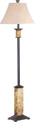 Kenroy Home Bennington Floor Lamp, Natural Slate Finish