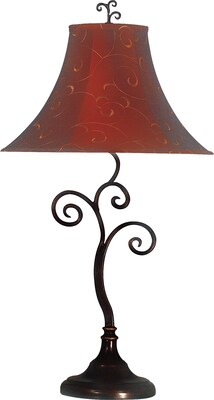 Kenroy Home Richardson Table Lamp, Bronze Finish