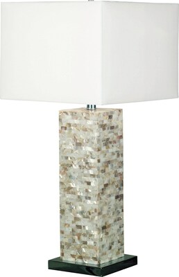 Kenroy Home Pearl Table Lamp, Mother of Pearl Finish