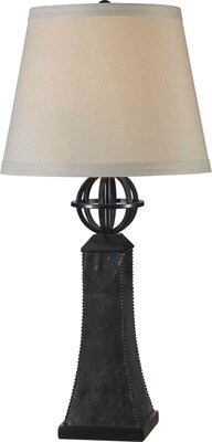 Kenroy Home Newtown Table Lamp, Dark Bronze Finish