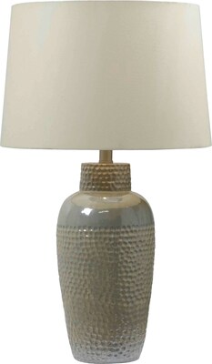Kenroy Home Facade Table Lamp, Iridescent Ceramic Finish