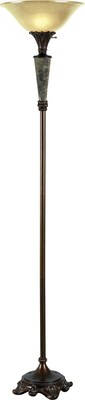 Kenroy Home McGrath Torchiere, Metallic Bronze Finish