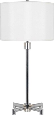 Kenroy Home Rogue Table Lamp; Chrome Finish