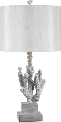 Kenroy Home Coral Table Lamp, White Coral Finish
