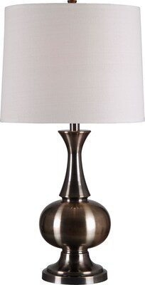 Kenroy Home Harriet Table Lamp, Antique Brass Finish