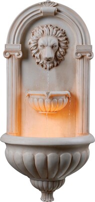 Kenroy Home Regal Wall Fountain, Sandstone Finish