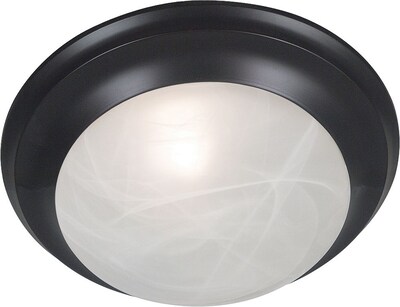Kenroy Home Dickens 1 Light Flush Mount; Oil Rubbed Bronze Finish