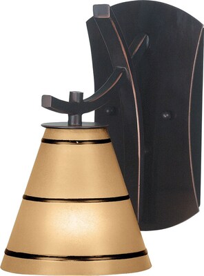 Kenroy Home Wright 1 Light Wall Sconce, Oil Rubbed Bronze Finish