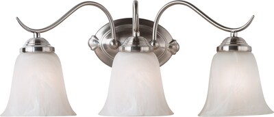 Kenroy Home Medusa 3 Light Vanity, Brushed Steel Finish