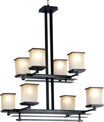 Kenroy Home Plateau 8 Light Chandelier; Oil Rubbed Bronze Finish