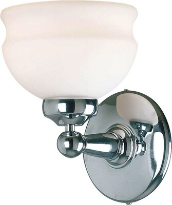 Kenroy Home Shire 1 Light Wall Sconce; Polished Nickel Finish