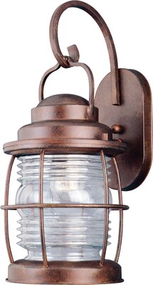 Kenroy Home Beacon Large Wall Lantern, Gilded Copper Finish