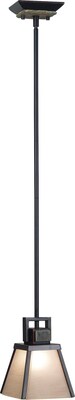 Kenroy Home Clean Slate 1 Light Mini Pendant; Oil Rubbed Bronze Finish