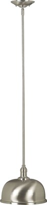 Kenroy Home Alice 1 Light Mini Pendant, Brushed Steel Finish