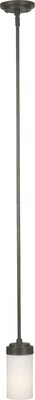 Kenroy Home Toronto 1 Light Mini Pendant; Satin Bronze Finish