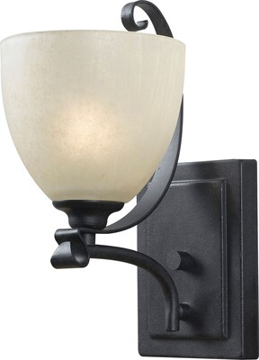 Kenroy Home Willoughby 1 Light Wall Sconce; Forged Graphite Finish