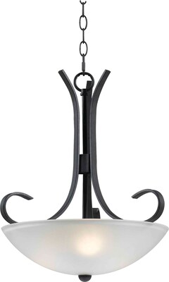 Kenroy Home Maple 3 Light Pendant; Forged Graphite Finish