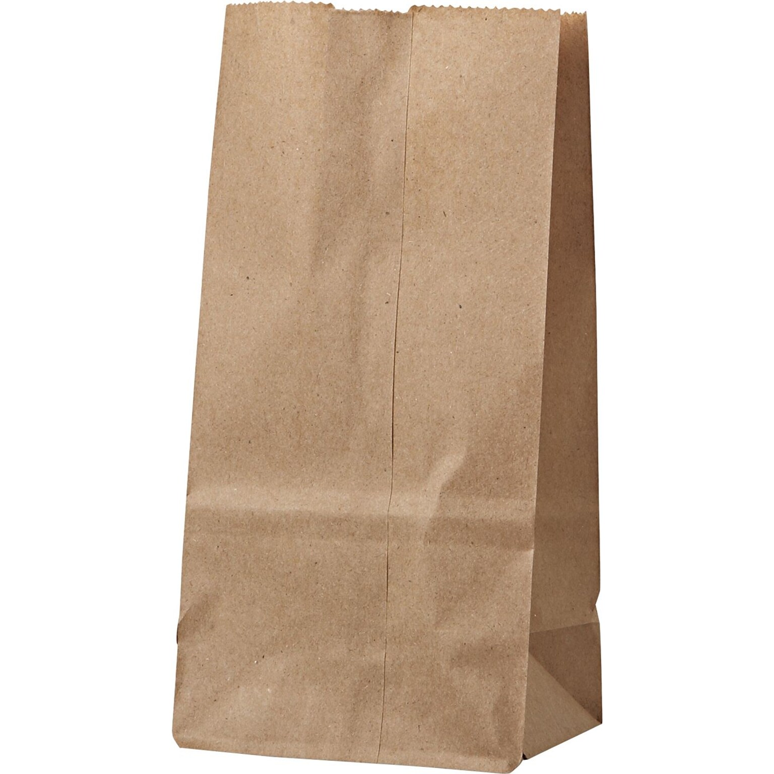 Standard Brown Kraft Paper Grocery Bags; Capacity 2 lbs., 500/PK