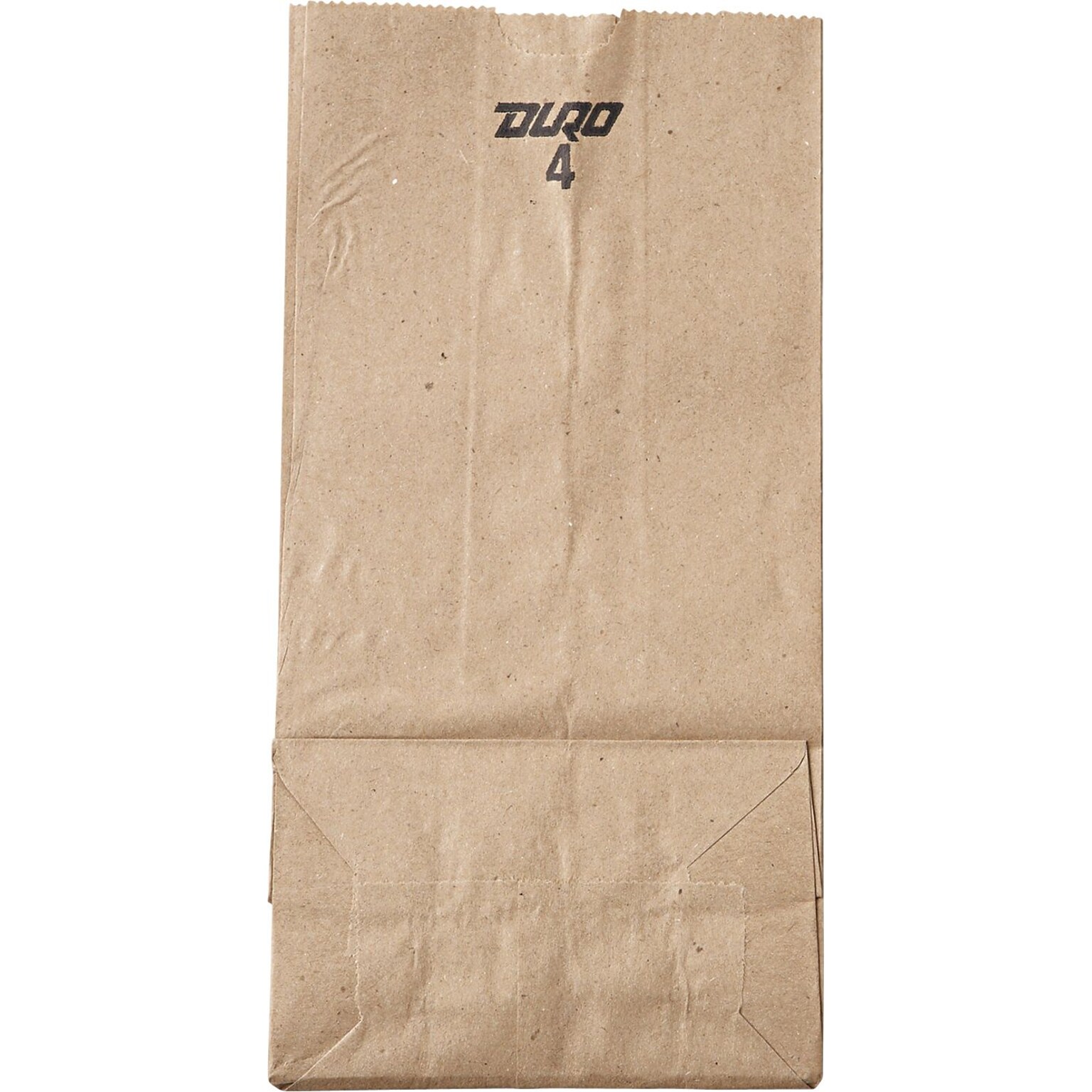 Standard Brown Kraft Paper Grocery Bags; Capacity 4 lbs., 500/PK