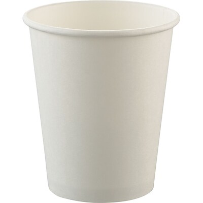 Solo Paper Hot Cups 8 oz., White, 1000/Carton (SLOU508NU)