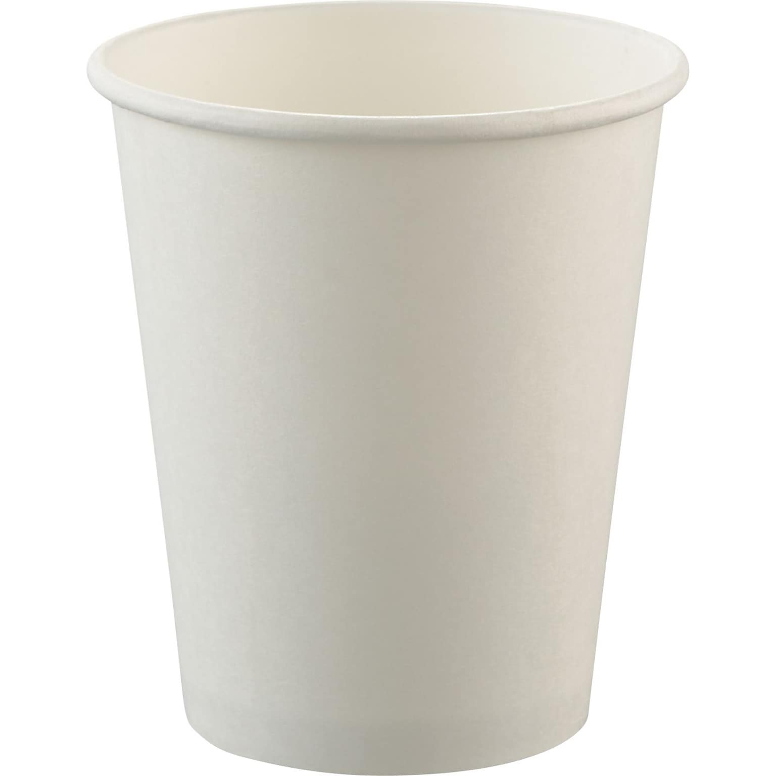 Solo Paper Hot Cups 8 oz., White, 1000/Carton (SLOU508NU)