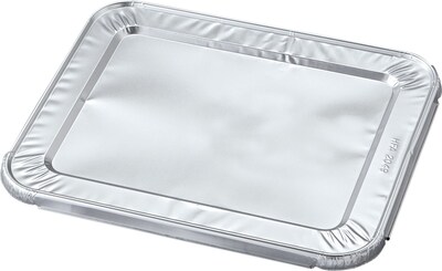 Durable™ Aluminum Steam Table Pan Lid, 10-7/16W x 12-1/5D, 100/CT (888951)