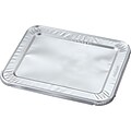 Durable™ Aluminum Steam Table Pan Lid, 10-7/16W x 12-1/5D, 100/CT (888951)