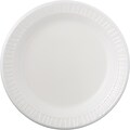 Dart® 9PWQ Foam Plastic Dinnerware Plate; White, 9(Dia), 500/PK
