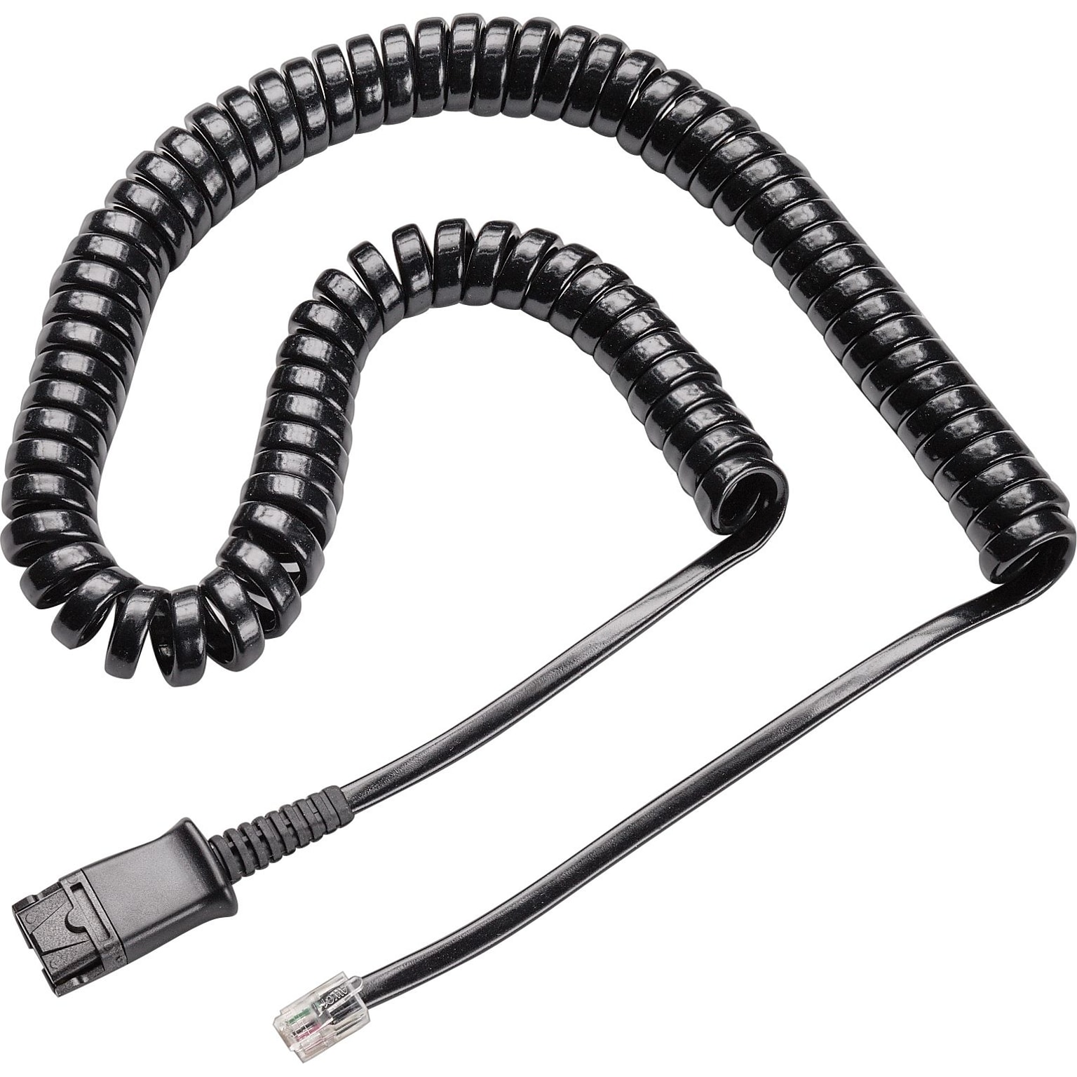 Plantronics U10 Amplifier Cord for Cisco IP Phones, Black (85R38AA)