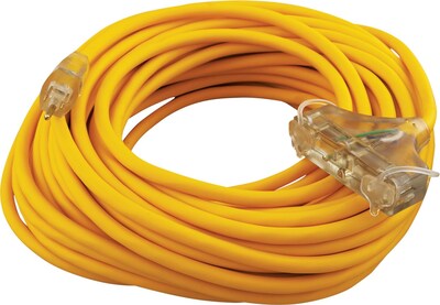 CCI® Tri-Source™ Polar/Solar® Multiple Outlet Cords, 100', 3 Outlets