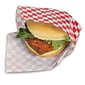 Bagcraft Grease-Resistant Paper Wrap and Basket Liner, 12" x 12", Red Checkerd, 1,000/Box, 5 Boxes/Carton (BGC057700)