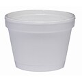 Dart® 4J6 Foam Food Container, White, 4 oz., 1000/PK