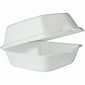 Dart® Sandwich Foam Hinged Carryout Container 6”, White, 500/Carton (60HT1)