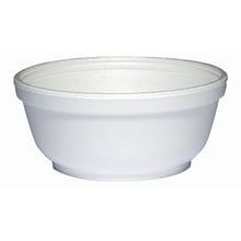 Dart Foam Dessert Bowls, White, 8 oz., 1000/Carton (DRC8B20)