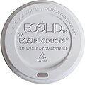 Eco-Products® Ecolid™ Hot Cup Lid, Translucent, 20 oz., 800/Carton (ECOEPECOLIDW)