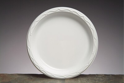 Genpak® 71000 Dinnerware Plate, Plastic, 500/Case