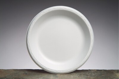 Genpak® LAM10 Laminated Plate, 10 1/4(Dia), White, 500/Case