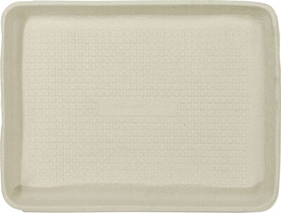 Chinet® StrongHolder® Molded Fiber Food Tray, Beige, 250/PK