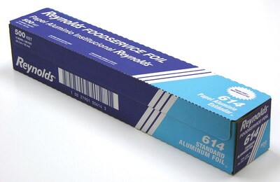 Reynolds Wrap® 614 Standard Aluminum Foil, 18(W) x 500(L), Silver