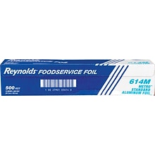 Reynolds® 614M Metro Aluminum Foil Roll, Lighter Gauge Standard, 18 x 500 ft, Silver