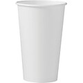 Solo 316W Single Poly Coated Paper Hot Cup, White, 16 oz., 1000/Pack