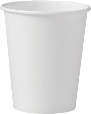 Solo Paper Hot Cup, 10 oz., White, 1000/Carton (370W-2050CT)