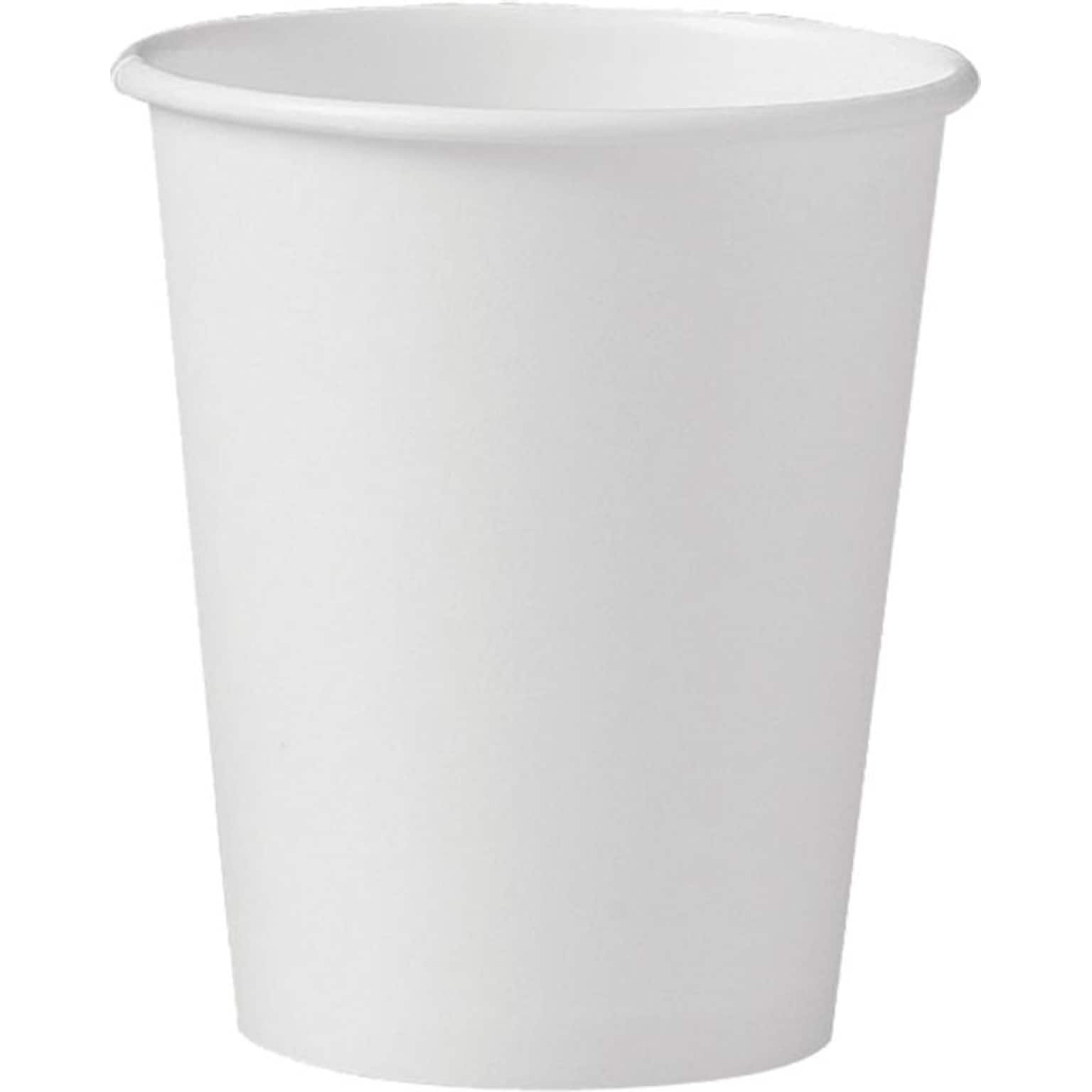 Solo Paper Hot Cup, 10 oz., White, 1000/Carton (370W-2050CT)