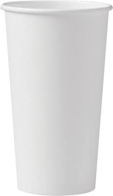 Solo Paper Hot Cups 20 oz., White, 600/Carton (420W-2050)